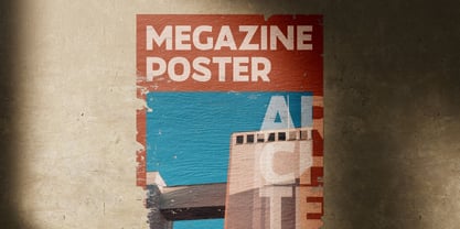 Megazine Poster Font Poster 6