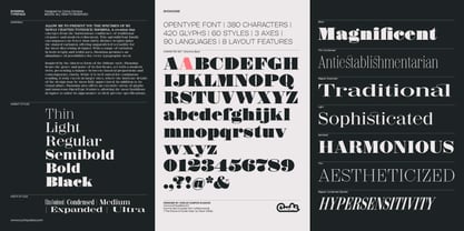 Shomina Font Poster 6