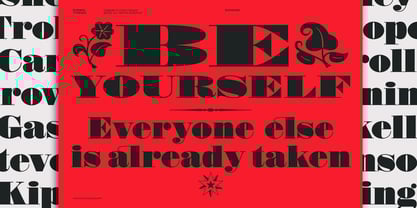 Shomina Font Poster 5