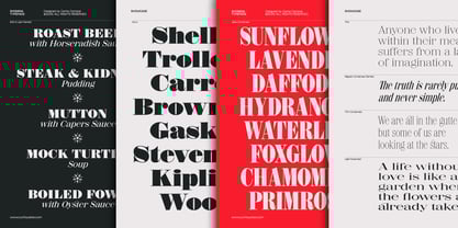 Shomina Font Poster 12