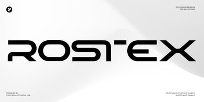 Rostex Font Poster 1