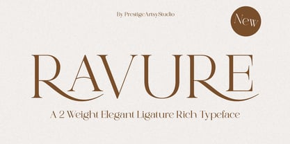 Ravure Font Poster 1