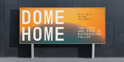 Dymaxion Core Mono Font Poster 4