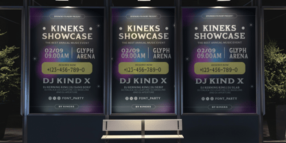 Kineks Font Poster 6