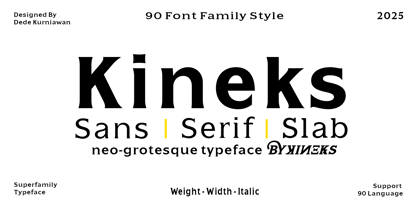Kineks Font Poster 1