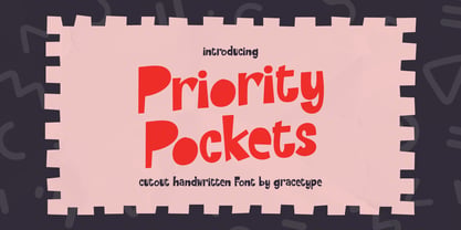 Priority Pocket Font Poster 1