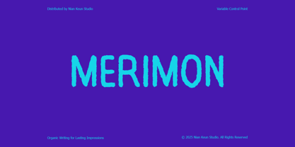 Merimon Font Poster 1