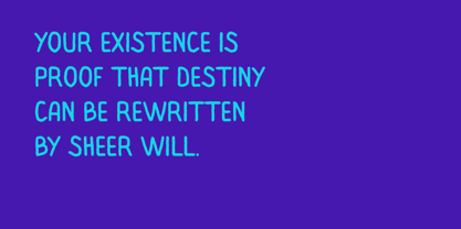 Merimon Font Poster 2