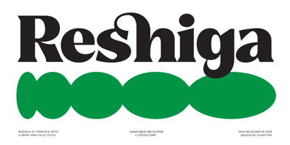 Reshiga Font Poster 1