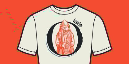 Lewis Chessmen Font Poster 4