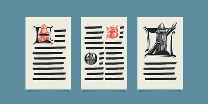 Lewis Chessmen Font Poster 10