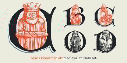 Lewis Chessmen Font Poster 1