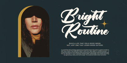 Yulinta Satin Font Poster 8