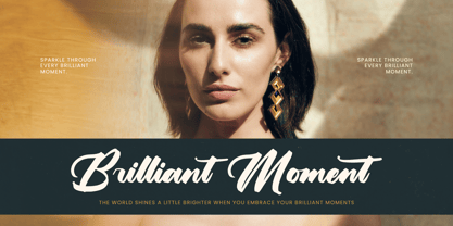 Yulinta Satin Font Poster 5