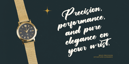 Yulinta Satin Font Poster 3