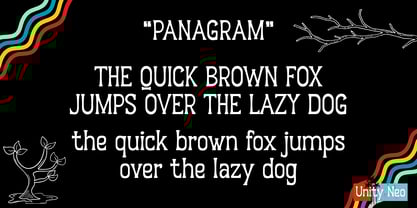 Unity Neo Font Poster 11