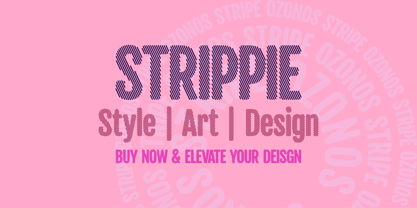 Strippie Font Poster 5