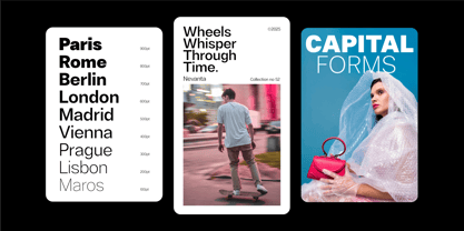 Nevanta Font Poster 2