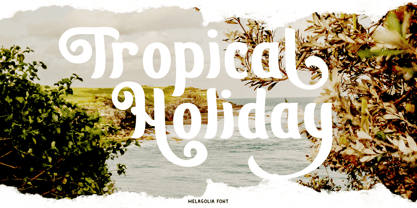 Melagolia Font Poster 10