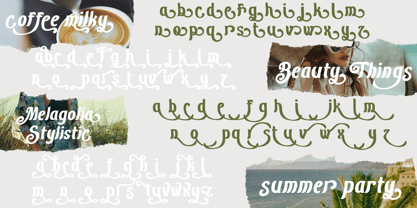Melagolia Font Poster 7