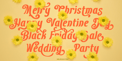 Melagolia Font Poster 6