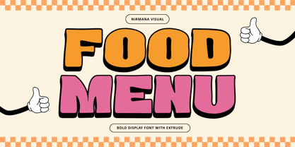 Food Menu Font Poster 1