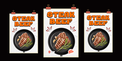 Food Menu Font Poster 4