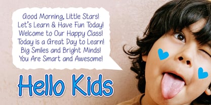Snappy Child Font Poster 8
