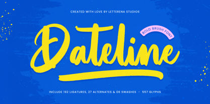Dateline Font Poster 1