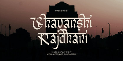 Shavanshi Rajdhani Font Poster 1