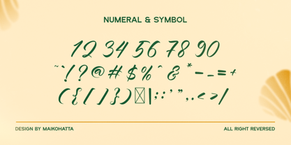 Chedis Script Font Poster 6