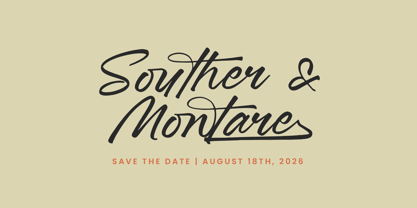 Jonthay Stattera Font Poster 6