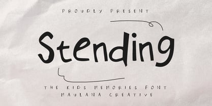 MC Stending Font Poster 1