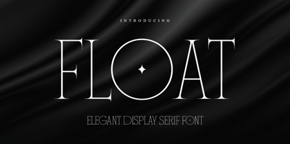 Float Serif Font Poster 1