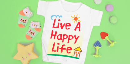 Charcoal Crayon Font Poster 3