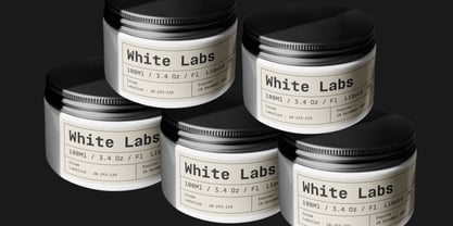 Monoblock Font Poster 8