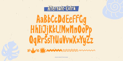 Waveroo Tropical Font Poster 12