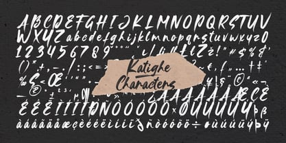 Katighe Font Poster 10