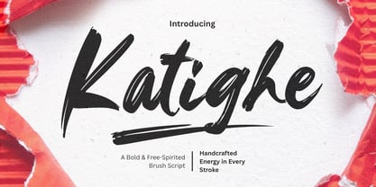 Katighe Font Poster 1