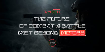 Nero Force Font Poster 5