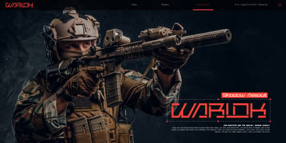 Nero Force Font Poster 2
