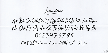 Lamdoa Font Poster 11