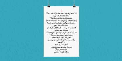 Lamdoa Font Poster 9