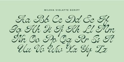 Milova Violatte Font Poster 14