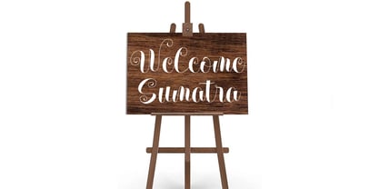 Soetham Script Font Poster 4