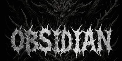 Necro Sarqe Font Poster 5
