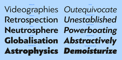 PF Bague Sans Pro Font Poster 4