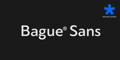 PF Bague Sans Pro Font Poster 2