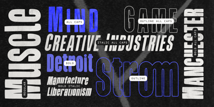 Breakbeat Ringtone Font Poster 3