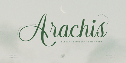 Arachis Font Poster 1